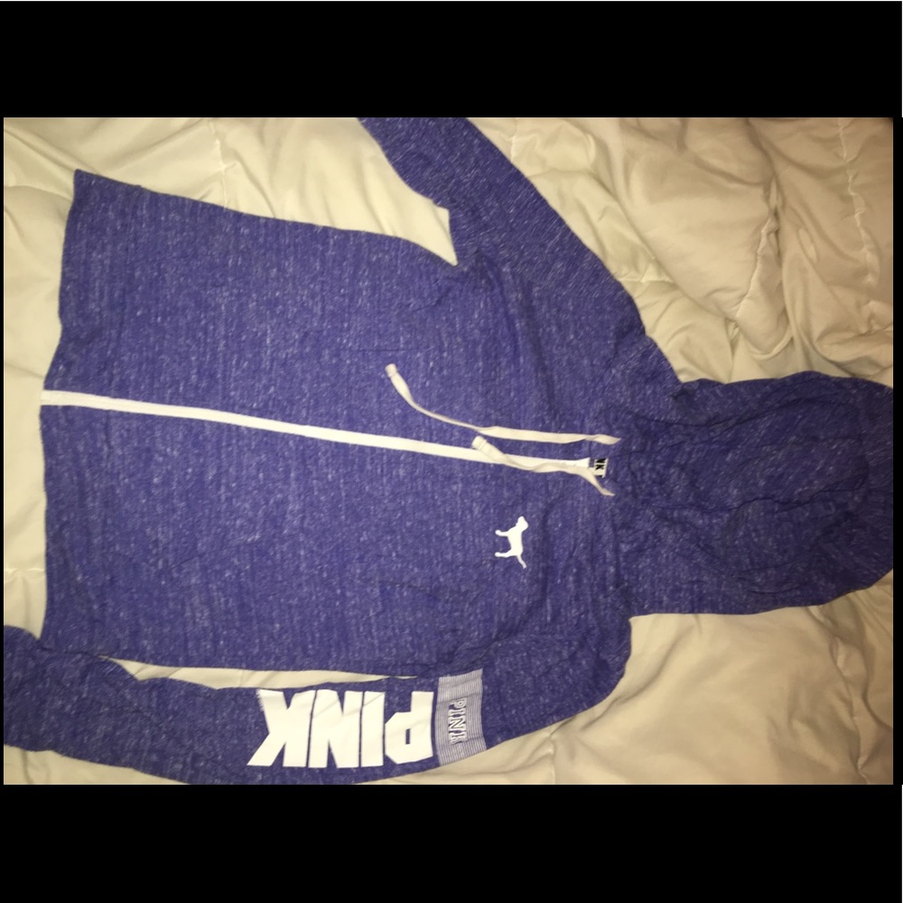 Victoria secret pink Purple lightweight sweatshirt